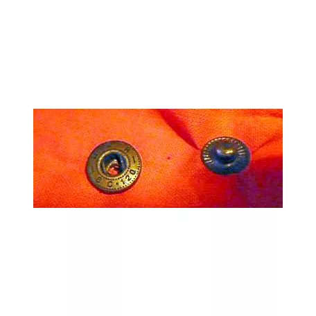 Kesztyűpatent nyomó fej/ aparát, 12,5 mm-es patenthez. 4 részes  szett .