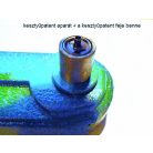 Kesztyűpatent nyomó fej/ aparát, 15 mm-es patenthez. 4 részes szett