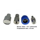 Rugós patent nyomó fej / aparát 15 mm-es patenthez. 4 részes szett.