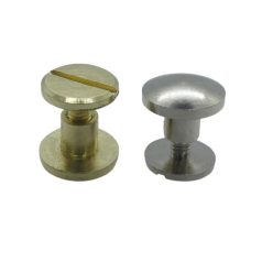 Övcsavar, szíjcsavar réz és nikkel színben