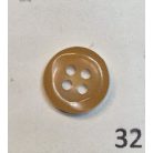 Inggombok sokféle színben 11 mm (18-as) 4 lyukú, átvarró (100 db/cs vagy 144 db / csomag)