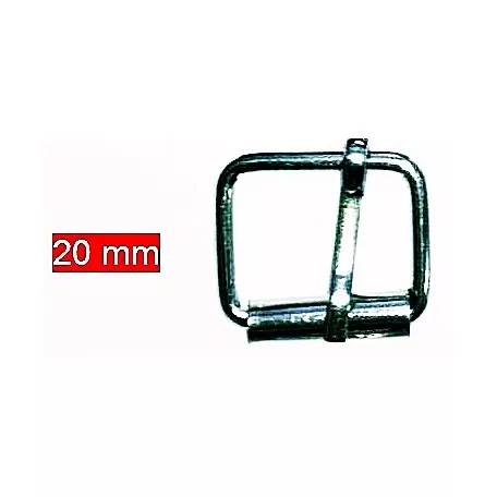 Táskacsat "pörgős" csat, nikkel ezüst színű, bújtató méret: 20 mm 5 db-tól