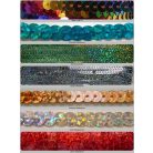 Flitter, nem rugalmas, hologramos, egysoros, varrható, 180 Ft/méter (10 méter)