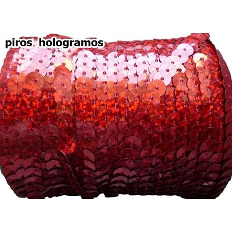 Flitter, nem rugalmas, hologramos, egysoros, varrható, 180 Ft/méter (10 méter)