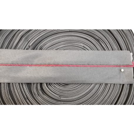 Derékbélelő fekete-fehér csíkos, elegáns, 150 Ft/méter ( 50 méteres)