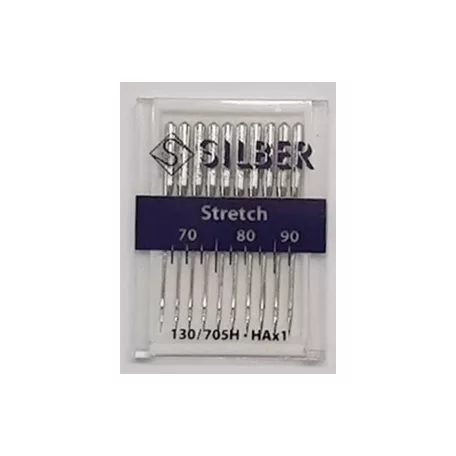 Háztartási varrógéptű SILBER Stretch sortiment / méretek  vegyesen ((10 db/doboz.)