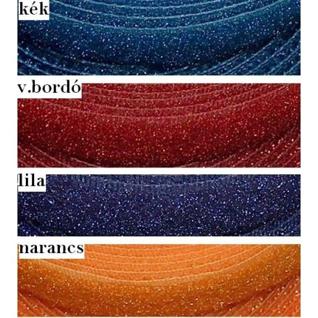 Varrható tépőzár színes  20 mm (bolyhos és a kampós rész) 25 méteres.