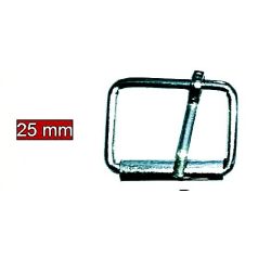   Táskacsat "pörgős" csat, nikkel ezüst színű, bújtató méret: 25 mm,5 db-tól