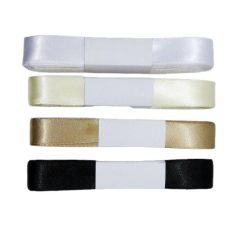   Szatén szalag kétoldalas, 38 mm, többféle színben, 10 méteres. MH