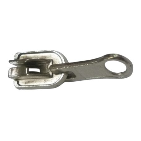 Átfordítható cipzárkocsi RT10-es spirál cipzárhoz ezüst vagy fekete színben (7-es) 