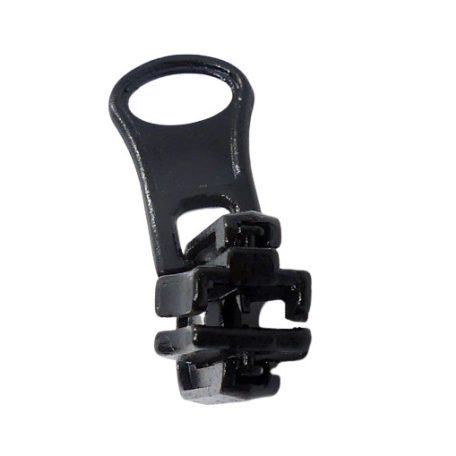 Átfordítható cipzárkocsi RT10-es spirál cipzárhoz ezüst vagy fekete színben (7-es) 