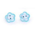 Gyerek gomb kétlyukú, 12,7 mm (20-as) babakék (50db/csomag)