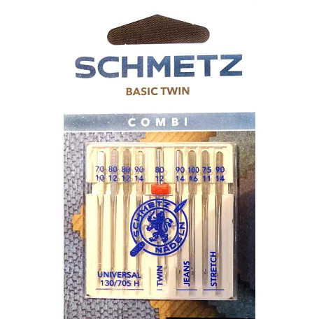 Schmetz "Kombi box" varrógéptű 70; 80; 90; 100 méretekben. 10 db / levél  Kitűnő minőség. 
