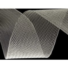   Lószőr szalag 80 mm fehér , kemény tartású ruha merevítő. 42 méteres