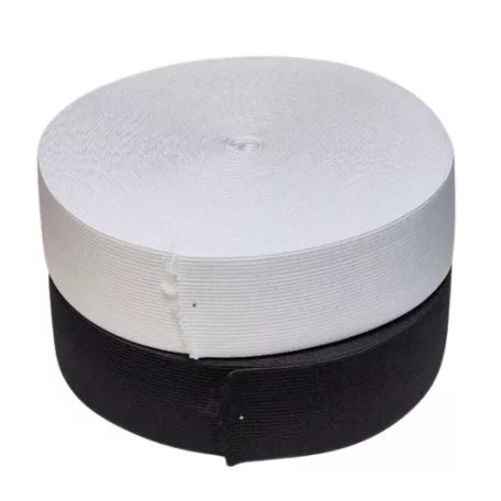 Gumiszalag 60 mm normál gumi,  fehér vagy fekete  színben. 6cm széles  ( 20 m/tekercs ) (3213)