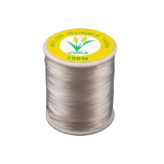   Nylon cérna átlátszó, monofil cérna 0,15 mm vastagságú, nem rugalmas. 200 méter /orsó
