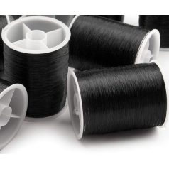   Nylon cérna fekete, monofil cérna 0,15 mm vastagságú, nem rugalmas. 200 méter /orsó