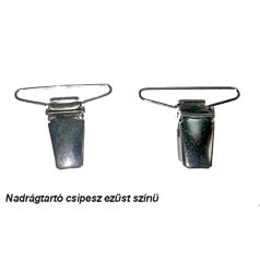   Nadrágtartó csipesz  24-30-36 mm széles  bújtató méret. 25 db / csomag / méret