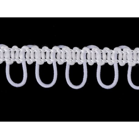 Gumis gombolás 15 mm széles, menyasszonyi vagy alkalmi ruhához. 13,5 m / kiszerelés (1-es)