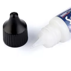   Ragasztó Schmuckstein Kleber átlátszó Hobby ékszerkészítéshez vékony applikátorral. 29 ml, 