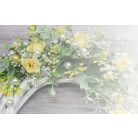 Tekla gyöngy furat nélkül 10 mm-es , 10 mm-es ekrü színű dekorációs kellék. 30 db / csomag . Egészgyöngy.