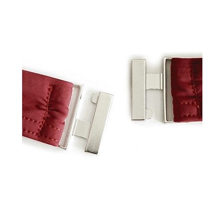 Fürdőruha csat 25 mm, ezüst Bújtató méret 25 mm, rozsdamentes.  10 db/csomag. Fürdőruha kellék. 