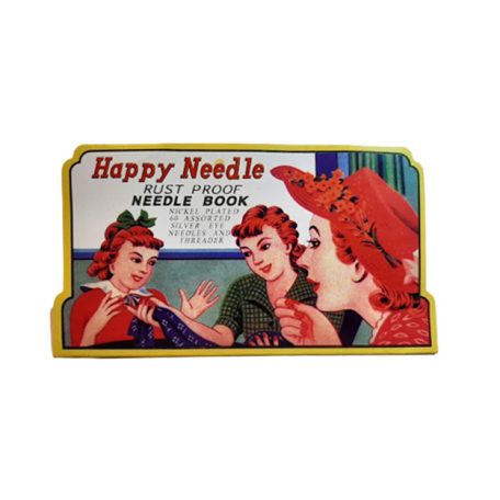 Tűkészlet HAPPY HOME Needle  60 db többféle méretű kézi varrótű + tűbefűző 