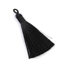   Bojt 80 mm-es+ akasztó, fekete színben.  1 db.  Fekete díszbojt. Talárra, sapkára.