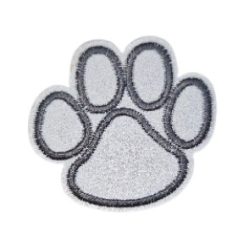   Fényvisszaverő Tappancs figura, vasalható címke. Méret: kb. 6 x 7,5 cm  1 db