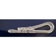   Ing csipesz. Műanyag átlátszó csipesz inghez, ruhához, 40 mm hosszú. 100 db / csomag. 