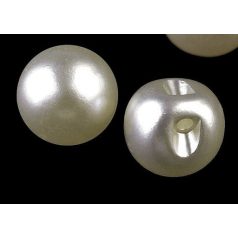 Menyasszonyi ruhához golyógomb 10 mm, ekrü 25 db/csomag