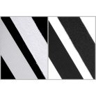 Puha tépőzár varrható. Kis profilú kampós + plüss rész. Fehér vagy fekete színben.  45 m / tekercs.  Gyerek tépőzár.