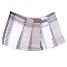 Zsebkendő 100 % pamut, világos színekben.Méret :37 cm x 37 cm 6 db/cs. Férfi zsebkendő mix véletlen variációk.