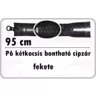 P6 kétkocsis 95 cm-es cipzár csak fekete! " dzseki cipzár" Cápa fogú 95 cm 