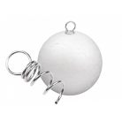 Hungarocell gömbökhöz praktikus akasztó, 1x3 cm, ezüst színű. 