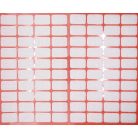 Öntapadó tépőzár 15mm x 25 mm, téglalap forma, fehér színű 40 pár/lap ( bolyhos és kampós együtt) 