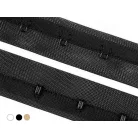 Párizsi kapocs méteres kiszerelésben 3 színben. PES anyagon 25-28 mm széles 45 m/orsó. Francia kapocs.