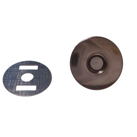 Táskamágnes, beszúrós mágneszár 14 mm ezüst vagy antikolt színben .(4db/szett) 10 szett/csomag