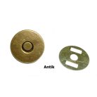 Táskamágnes, beszúrós mágneszár 14 mm ezüst vagy antikolt színben .(4db/szett) 10 szett/csomag