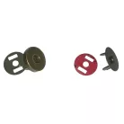 Táskamágnes 18 mm beszúrós (4db/szett)  többféle színben. Mágneszár.   ( 10 szett/csomag)