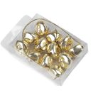 Kolomp, csengő, dekorációs kellék. 25 mm nagyság. Arany színben . 12 db /doboz