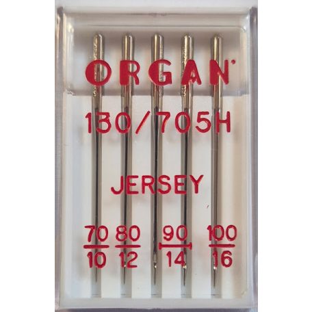 Háztartási varrógéptű Organ JERSEY vegyes méretek (70-80-90-100)  ( 5 db/levél) 