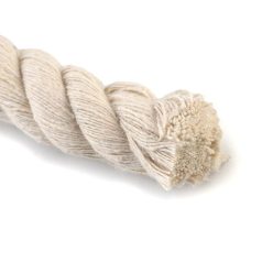   Sodrott pamut kötél 18 mm vastag 10 m / orsó,  10 méter kérhető egyben. Kerti bútor, hinta készítéséhez. Makramé zsinór.