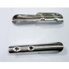 Zsinórvég fém kellék. Dossziékhoz, papírtáskákhoz. 2-3 mm zsinórhoz.  250 db/csomag