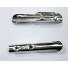   Zsinórvég fém kellék. Dossziékhoz, papírtáskákhoz. 2-3 mm zsinórhoz.  250 db/csomag