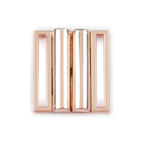 Fém csat 30 mm, rosegold rozsdamentes.  10 db/csomag. Fürdőruha kellék. Fém övcsat.