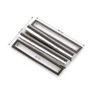 Fém csat 50 mm -es bújtatóval , ezüst színben színben. 1 pár. Fürdőruha vagy kabát övcsat.