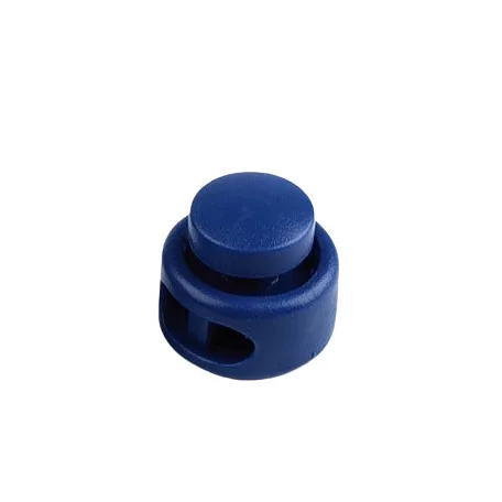 Zsinórszabályozó, kerek kétlyukú, max. 3 mm.átlátszó. "UFO".  200 db /csomag