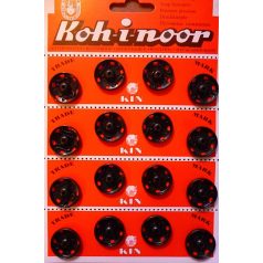   Patent NO.:8.  20,9 mm. Varrható fémpatent.   (16 pár/levél) Rozsdamentes. 