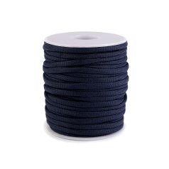   Paracord zsinór 4 mm sötétkék színű (10) Ejtőernyő vagy ruhazsinór. 25 m/orsó. 